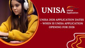 UNISA 2026 Application Dates
